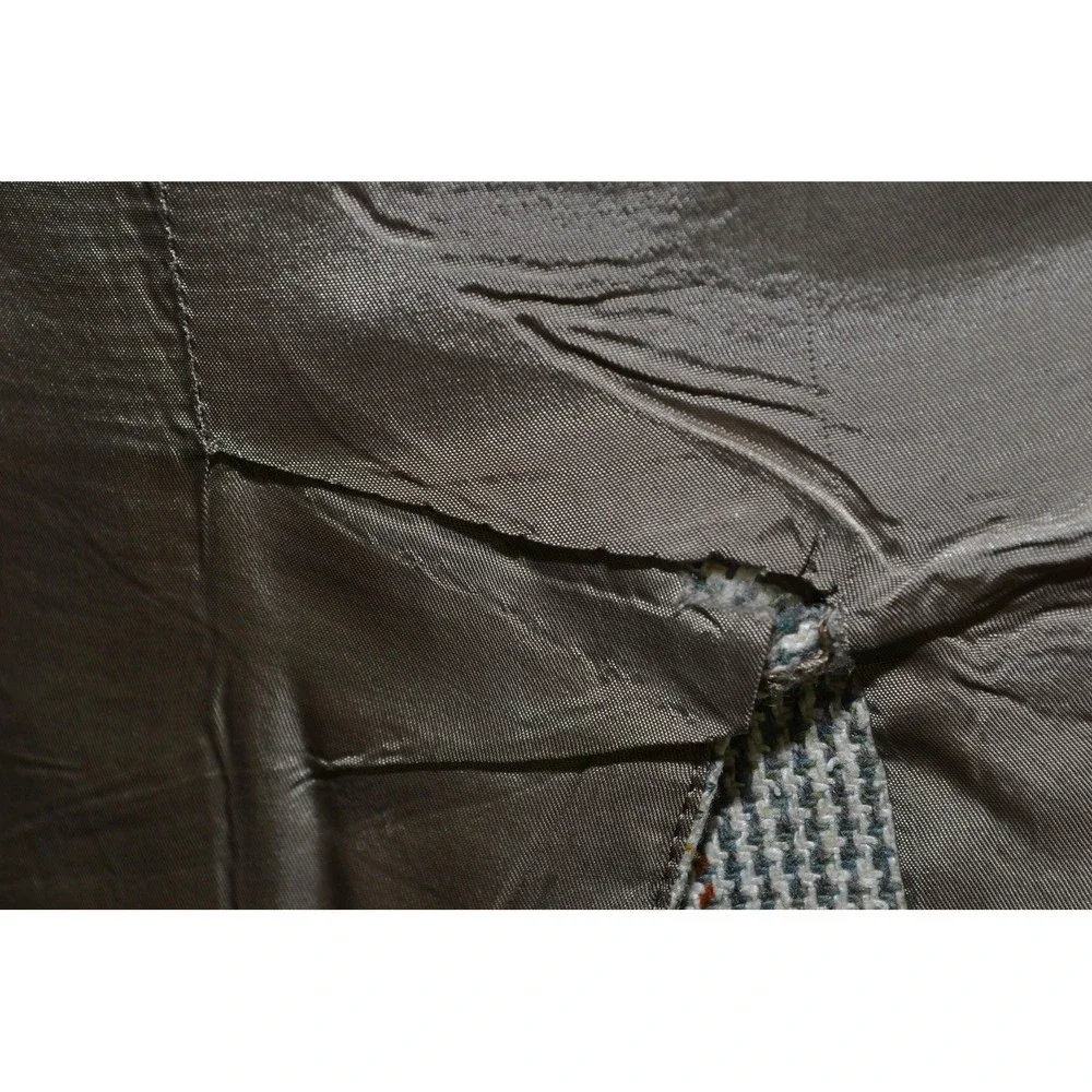 VTG Polo‎ Ralph Lauren Blazer Mens 41L Gray Windowpane Check Made USA Sport Coat